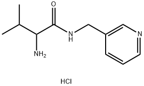 2-Amino-3-methyl-N-(3-pyridinylmethyl)butanamidehydrochloride,1236257-03-6,结构式
