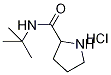 N-(tert-Butyl)-2-pyrrolidinecarboxamidehydrochloride Structure