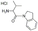2-Amino-1-(2,3-dihydro-1H-indol-1-yl)-3-methyl-1-butanone hydrochloride Structure