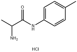 2-Amino-N-(4-methylphenyl)propanamidehydrochloride Struktur