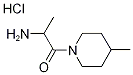 2-Amino-1-(4-methyl-1-piperidinyl)-1-propanonehydrochloride Structure