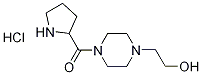 [4-(2-Hydroxyethyl)-1-piperazinyl](2-pyrrolidinyl)methanone hydrochloride 化学構造式