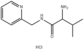 2-Amino-3-methyl-N-(2-pyridinylmethyl)butanamidehydrochloride 化学構造式