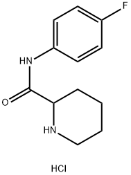 N-(4-Fluorophenyl)-2-piperidinecarboxamidehydrochloride Structure