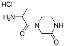 4-(2-氨基丙酰基)哌嗪-2-酮盐酸盐, 1236262-73-9, 结构式