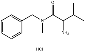 2-Amino-N-benzyl-N,3-dimethylbutanamidehydrochloride, 1236262-83-1, 结构式