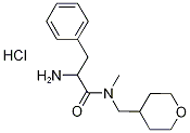 2-Amino-N-methyl-3-phenyl-N-(tetrahydro-2H-pyran-4-ylmethyl)propanamide hydrochloride,1236262-89-7,结构式