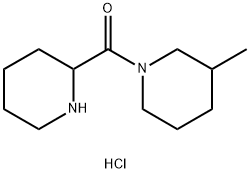 (3-Methyl-1-piperidinyl)(2-piperidinyl)methanonehydrochloride Structure