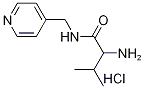 2-Amino-3-methyl-N-(4-pyridinylmethyl)butanamidehydrochloride Struktur