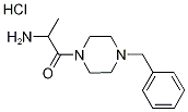 2-Amino-1-(4-benzyl-1-piperazinyl)-1-propanonehydrochloride 结构式