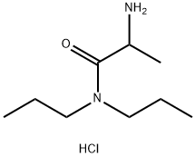 2-Amino-N,N-dipropylpropanamide hydrochloride Structure