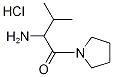 2-Amino-3-methyl-1-(1-pyrrolidinyl)-1-butanonehydrochloride 化学構造式