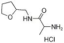 2-Amino-N-(tetrahydro-2-furanylmethyl)propanamidehydrochloride,1236266-87-7,结构式