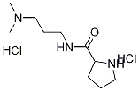 N-[3-(Dimethylamino)propyl]-2-pyrrolidinecarboxamide dihydrochloride Structure