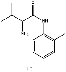 2-Amino-3-methyl-N-(2-methylphenyl)butanamidehydrochloride Struktur