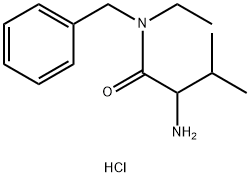 2-Amino-N-benzyl-N-ethyl-3-methylbutanamidehydrochloride Structure