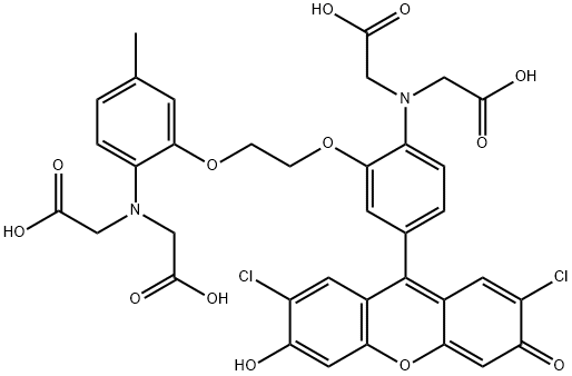 荧光钙探针FLUO-3,123632-39-3,结构式