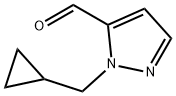 5-Formyl-1-(cyclopropylmethyl)pyrazole Structure