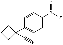 1-(4-NITROPHENYL)CYCLOBUTANECARBONITRILE Struktur