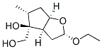 2H-Cyclopenta[b]furan-4-methanol,2-ethoxyhexahydro-4-hydroxy-5-methyl-,(2alpha,3aalpha,4alpha,5alpha,6aalpha)-(9CI) 结构式