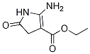 2-aMino-4,5-dihydro-5-oxo-1H-Pyrrole-3-carboxylic acid ethyl ester Structure