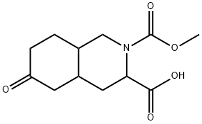 2-Methoxycarbonyl-6-oxo-1,3,4,4a,5,7,8,8a-octahydroisoquinoline-3-carboxylic acid Structure