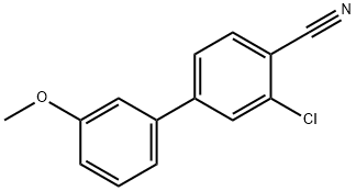 2-Chloro-4-(3-Methoxyphenyl)benzonitrile Structure