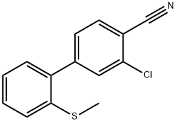 1237083-91-8 2-Chloro-4-[2-(Methylsulfanyl)phenyl]benzonitrile