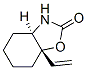 2(3H)-Benzoxazolone,7a-ethenylhexahydro-,trans-(9CI) Structure