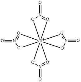 四硝酸钛(IV) 结构式