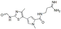 123724-77-6 5-(5-(((3-amino-3-iminopropyl)amino)carbonyl)-1-methyl-1H-pyrrol-3-yl)-2-(formylamino)-4-methylthiazole