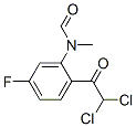 Formamide,  N-[2-(dichloroacetyl)-5-fluorophenyl]-N-methyl-  (9CI) Structure
