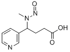 4-(methylnitrosamino)-4-(3-pyridyl)butyric acid 结构式