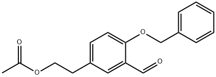 4-O-Benzyl Tyrosol α-Acetate 3-Aldehyde|4-O-Benzyl Tyrosol α-Acetate 3-Aldehyde