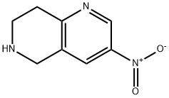 3-NITRO-5,6,7,8-TETRAHYDRO-[1,6]NAPHTHYRIDINE Struktur