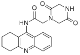 1-피페라진아세트아미드,2,5-디옥소-N-(1,2,3,4-테트라히드로-9-아크리디닐)-