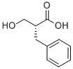 (S)- 2 -(羟甲基)- 3-苯丙酸, 123802-80-2, 结构式