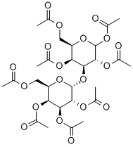 1,2,4,6-Tetra-O-acetyl-3-O-(2,3,4,6-tetra-O-acetyl-a-D-galactopyranosyl)-D-galactopyranose,123809-61-0,结构式
