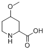 4-甲氧基-哌啶-2-羧酸, 123811-79-0, 结构式