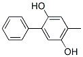 4-Methylbiphenyl-2,5-diol,123830-00-2,结构式