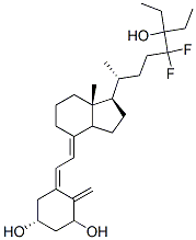 24,24-difluoro-1,25-dihydroxy-26,27-dimethylvitamin D3 Structure