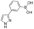 [3-(1H-Pyrazol-3-yl)phenyl]boronic acid Structure