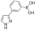 [3-(1H-吡唑-3-基)苯基]硼酸,1238377-35-9,结构式