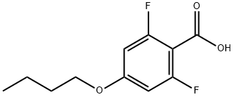 4-Butoxy-2,6-difluorobenzoicacid Structure