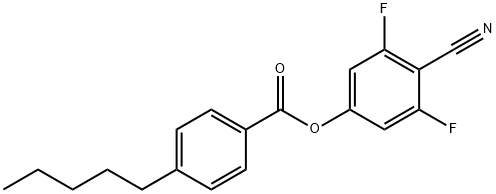 4-CYANO-3,5-DIFLUOROPHENYL 4-PENTYL-BENZOATE 结构式