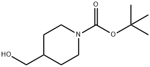 N-Boc-4-哌啶甲醇, 123855-51-6, 结构式