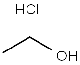 hydrochloric acid in ethanol Structure