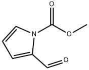 1H-Pyrrole-1-carboxylic acid, 2-formyl-, methyl ester (9CI),123892-37-5,结构式