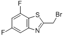 2-(BROMOMETHYL)-5,7-DIFLUOROBENZOTHIAZOLE 结构式