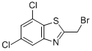 2-(BROMOMETHYL)-5,7-DICHLOROBENZOTHIAZOLE,123895-46-5,结构式